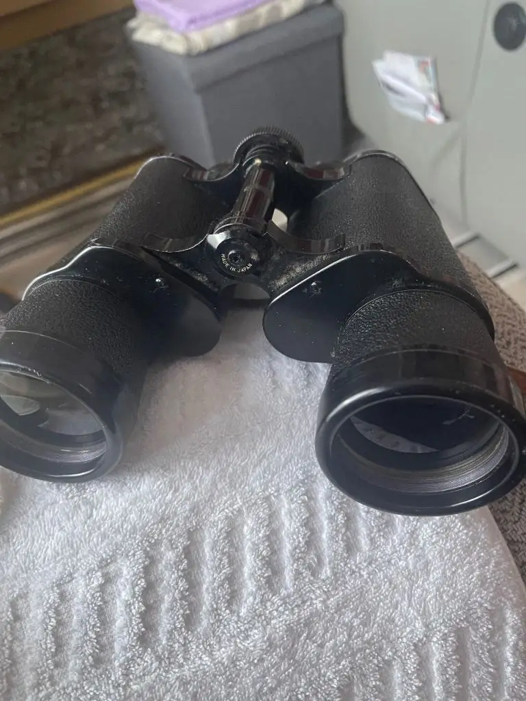Vintage 12x50 Field Binoculars with Leather Case
